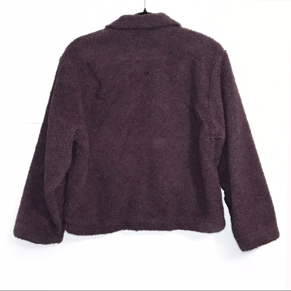 🌻3/$18 or 5/$25🌻Lago &Rosles Fuzzy Zip Up Jacket - Picture 2 of 6